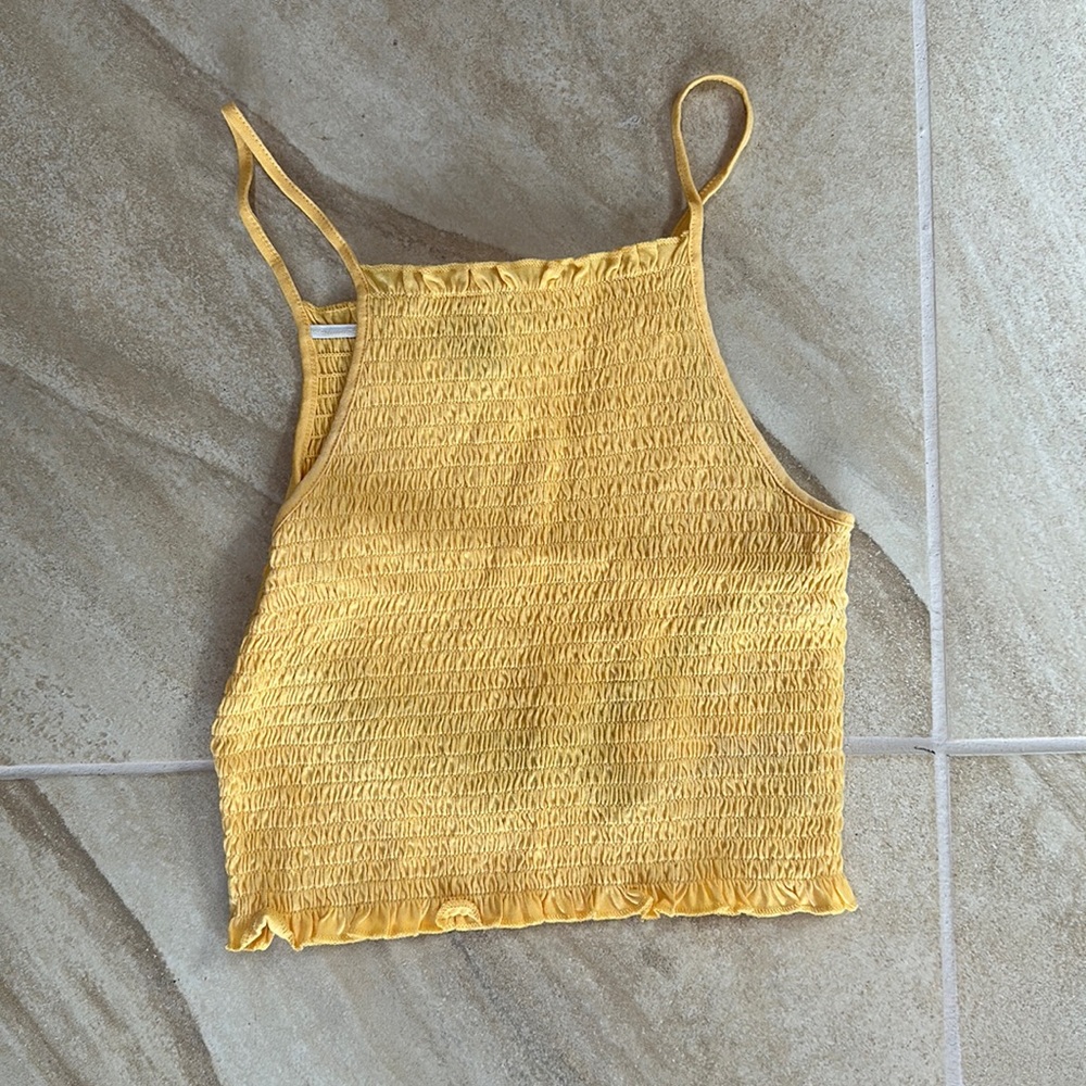 Forever 21 size small yellow tank top